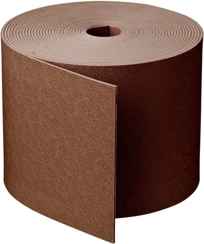 Pakket van 3x stuks kunststof borderranden / grasranden / perkranden taupe bruin - 10 meter x 10 centimeter hoog