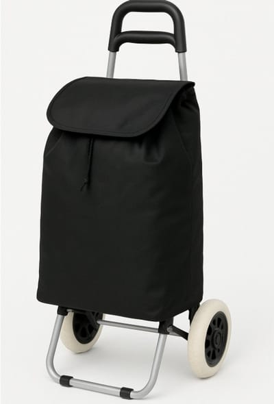 Opvouwbare Boodschappentrolley - Boodschappen - Geschikt voor alle leeftijden - Universeel Bruikbaar - Stevig - tot 30 KG - 45 Liter - Licht - Luxe Boodschappentrolley - Stevig