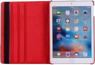 HB Hoes Geschikt voor Apple iPad Air 4 10.9 (2020) Rood - Draaibare Tablet Case met Standaard