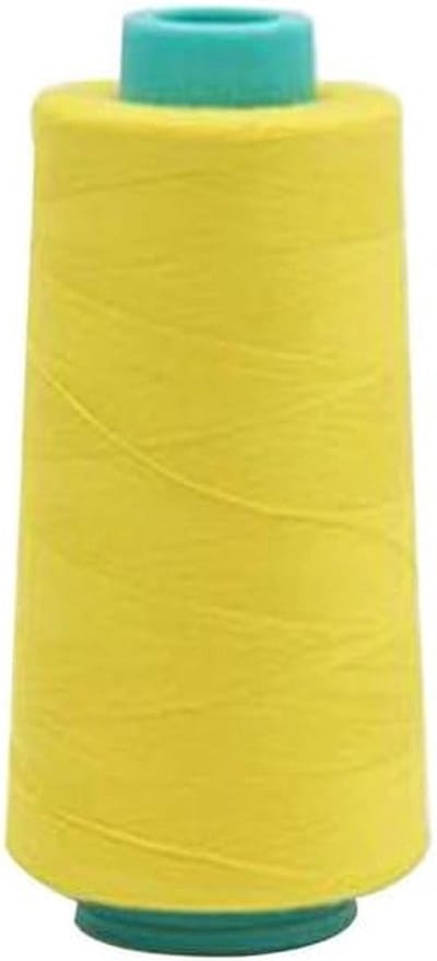 Naaidraad Rol - Naaimachine Garen - Kleding Repareren - Hoge Temperatuur Bestendig - 3000 Yards - Geel