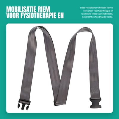 Dailygoods- Mobilisatieriem Verstelbaar - Fysiotherapie - Revalidatie - Stabilisatie - Handmatige Therapie - Hoogwaardig Nylon - Rehabilitatieband