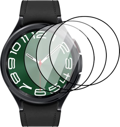 3x Screenprotector geschikt voor Samsung Galaxy Watch 6 Classic 43mm - Folie Screen Protector geschikt voor Samsung Galaxy Watch 6 Classic 43mm