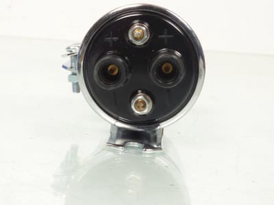Bobine HT 12V 2 sortie ronde chromé pour moto Harley Davidson 1200 FL 48-98618