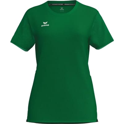 Erima T&F Wings Functioneel T-Shirt Dames - Smaragd / Green Gecko | Maat: 34