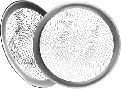 Doucheafvoer Haarvanger - Afvoerdeksel Badkuip - Verstopping Voorkomen - Roestvrij Staal - 275 Inch - Zilver