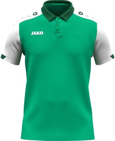 Jako Dynamic Polo Heren - Groen / Wit / Donkergroen | Maat: 4XL