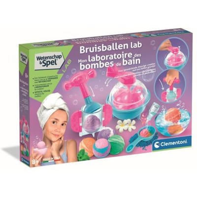 Clementoni - Bruisballen Lab - Zelf bruisballen maken voor in bad - Wetenschap en spel - Vanaf 8 jaar
