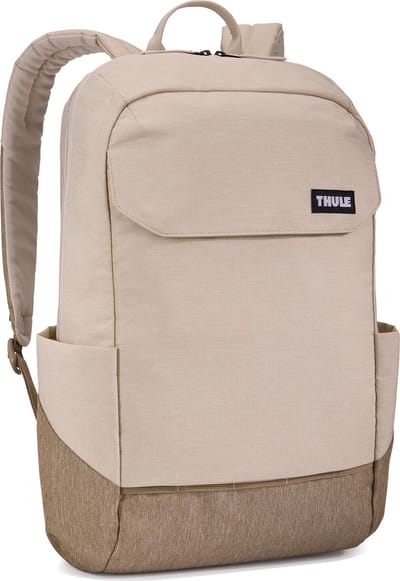 THULE Vrije tijd rugzak Rugzak met laptopvak Lithos Backpack 20L Pelican Gray / Faded Khaki Beige