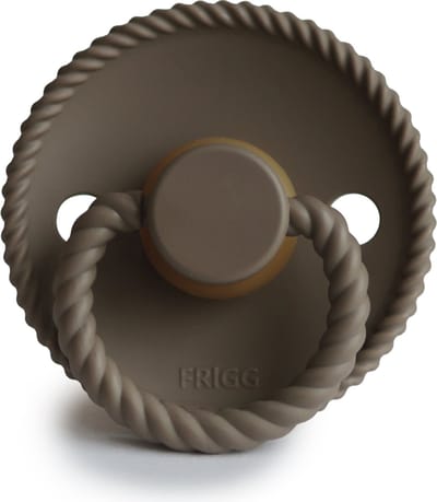 FRIGG fopspeen - ROPE - PORTOBELLO - T1 - 0-6 MAANDEN - NATUURRUBBER