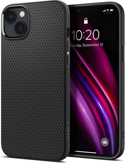 Spigen Liquid Air Apple iPhone 14 Pro Max Hoesje Back Cover Zwart
