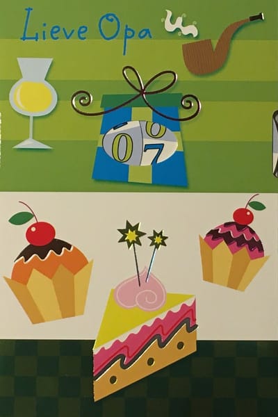 Luxe Wenskaart Lieve Opa - Verjaardagskaart - Leeftijdskaart - Verjaardag - Jarig - Leeftijd 1-99 Jaar Draaischijf - Art Of Cards - Numbers - Kaart - 8710577833575 - Geburtstag - Birthday - Anniversaire - Gratis Verzonden - Hoge Afnamekortingen