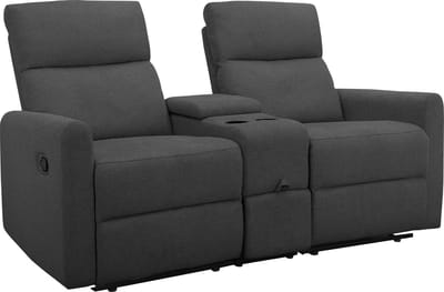 Dacoulas - Tweepersoons fauteuil Belfast Stof (102 x 167 x 95 cm)