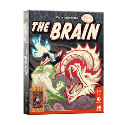 999 Games - The Brain - Kaartspel - Ook solitair te spelen - spelregels in NL, EN en FR