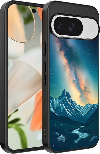 Geschikt voor Google Pixel 9 Telefoonhoesje met Sterrenhemel Opdruk - TPU Backcover Case With Space And Milkyway Design - Smartphonica geschikt voor Google Pixel 9