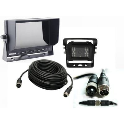 Set Achteruitrijcamera Monitor 7'' Hq Heavy 12V 24V