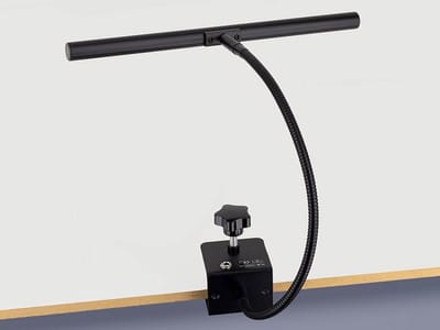 Boston PLM-1500 – T-Model LED Pianolamp met Klem en Verstelbare Verlichting - vleugellamp - lamp voor digitale piano