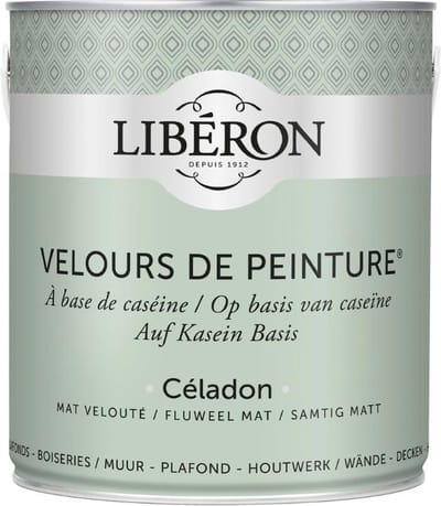 Liberon Velours De Peinture Muurverf - Mat - Céladon - 2,5l
