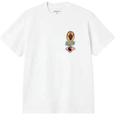 Carhartt Stacked Grapes T-shirt Wit