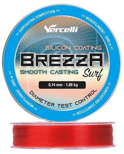 Vercelli Brezza 3000 M Monofilament Transparant 0.120 mm