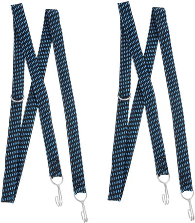 Verstelbare Bungee Straps - Elastische Bevestigingsriemen - Bagage Vervoeren - Met Haken - 2 Meter - Zwart