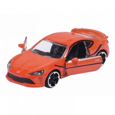 Majorette Premium Cars Toyota GT86 - Oranje Metaal Speelgoedauto