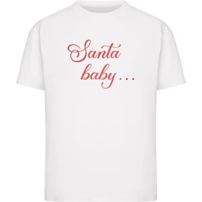 Dames-T-shirt Miss Tee Santa Baby