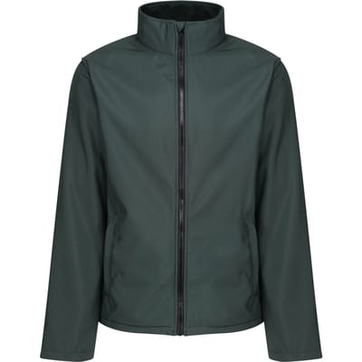 Regatta Heren Ablaze Printable Soft Shell Jas (Donker sparren/zwart)