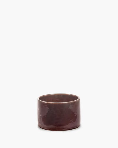 Serax Vincent Van Duysen Vaso bloempot D24cm H15cm donkerbruin