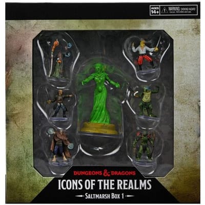 WizKids Dungeons & Dragons Icons of the Realms Prepainted Miniature Pack-Saltmarsh Box Set 1 (Diversen) Nieuw