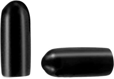 10 Stuks Rubber Eindkappen 7mm ID PVC Ronde Buiskappen Draadbeschermers Zwart voor Meubels en Apparatuur
