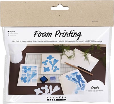 Creativ Company Mini Hobbyset Foam Druk Kaart met Dessin