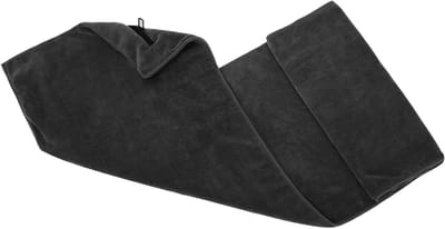 Sporthanddoeken - Microvezel handdoeken - Intensief sporten - Met ritsvak - 50x120cm - Zwart