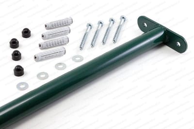 Duikelstang metaal 90 cm groen inclusief bevestigingsmateriaal - Turnstang groen - Rekstang