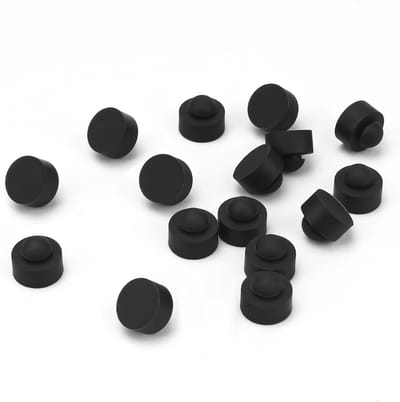 Rubberen Push-in Bumper Potensluiting voor Apparaten en Grills - 16 Stuks