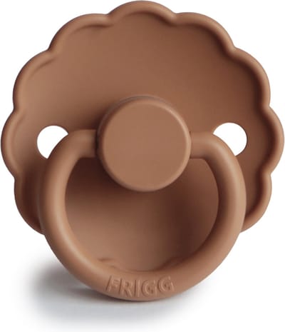 Frigg fopspeen - maat 1 0-6 maanden - 1 stuk - daisy - peach bronze