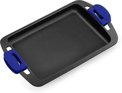 SNJY® Grillplaat Inductie - Bakplaat Inductie - Grill Apparaat - 41 x 23 cm - Zwart