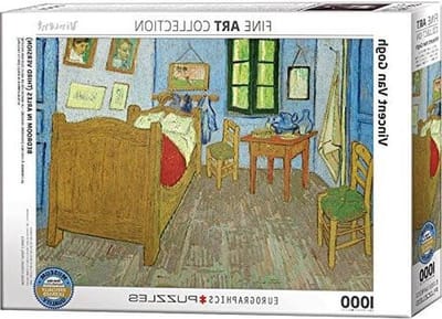 Legpuzzel Van Gogh - Puzzel 1000 stukjes - Ontspannen Tijdverdrijf - Inclusief Sorteerschalen - 68x48 cm - Multicolor