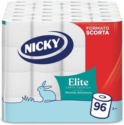 Toiletpapier Rollen - Zacht Papier - Dagelijks Gebruik - Dermatologisch Getest - 96 Stuks - Wit