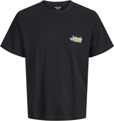 Jack & Jones T-shirt Jormontauk Multicolor Graphic Tee C 12290891 Black Mannen Maat - XL