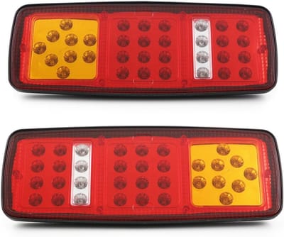 Achterlichten Set - LED Verlichting - Voertuig Veiligheid - 4 Functies - 12 Volt - Rood
