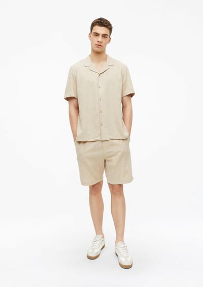 Relaxed Fit Mid-Rise Bermuda Met Rechte Pijpen Katoenen Voering s.Oliver Detroit
