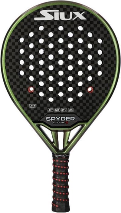 Siux Spyder Lite Control 3 Hard - 12K (Druppel) - 2024 padel racket