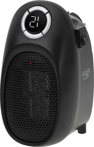 Adler AD 7726 - Thermoventilator 1500W  Easy Heater  met LED-display - Zwart