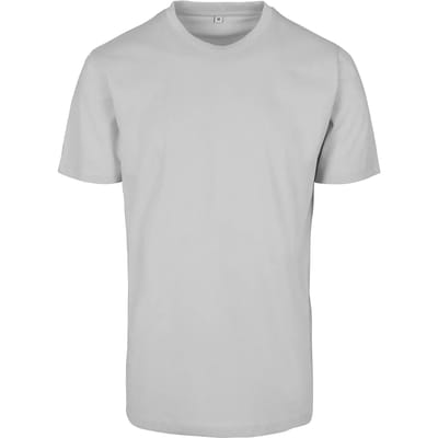 Build Your Brand - Rond Hals T-Shirt - Light Asphalt maat 3XL