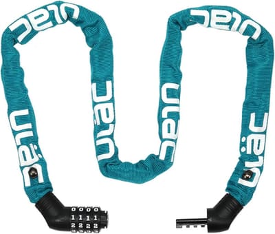 Kettingslot met Cijferslot - Fietsslot Combinatieslot - Fiets Beveiligen - Gehard Stalen Ketting - 100 cm - Blauwgroen
