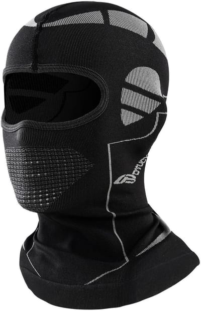 Cloudy Bivakmuts Balaclava – Ademend & Dun onder Helm – Fiets, Motor en Scooter - Zwart&Grijs