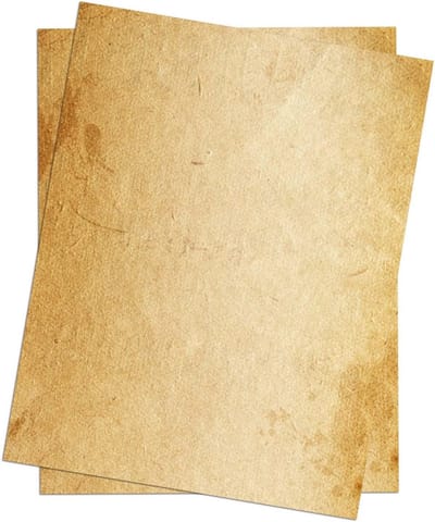 Losbladig Vintage Briefpapier 200 Vellen A4 Ongeponst Navulpapier voor Ringband
