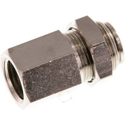 8mm x G1/4'' Messing Insteekfitting Binnendraad Schotdoorvoer NBR
