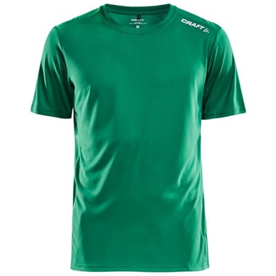 Craft Rush Running T-Shirt Kinderen - Groen | Maat: 122/128