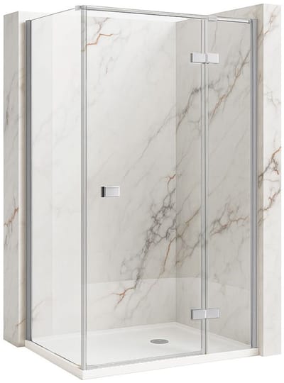 Rea Atlas 120X100 Right - Douchecabine - Chrome - 120X100X200Cm